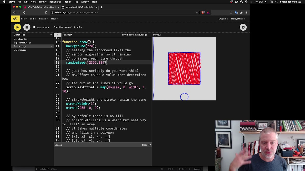Scribble library demo