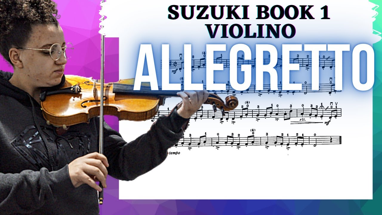 ALLEGRETTO - Staccato ou Martellato - Suzuki Book 1 Violino Iniciante - Instituto de Cordas T&T