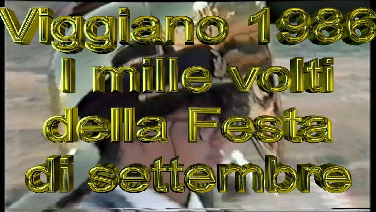 Viggiano 1986 - I 1000 volti della Festa di Settembre