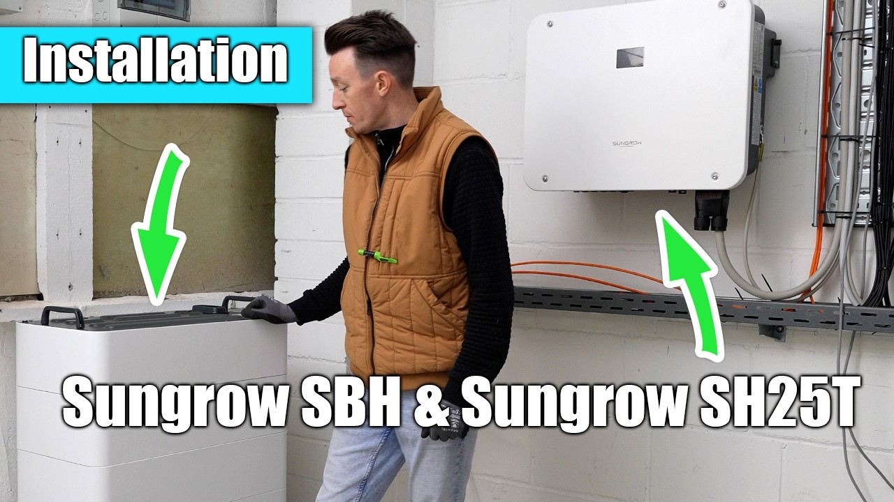 Sungrow SH25T und SBH Batteriespeicher Installation & Inbetriebnahme