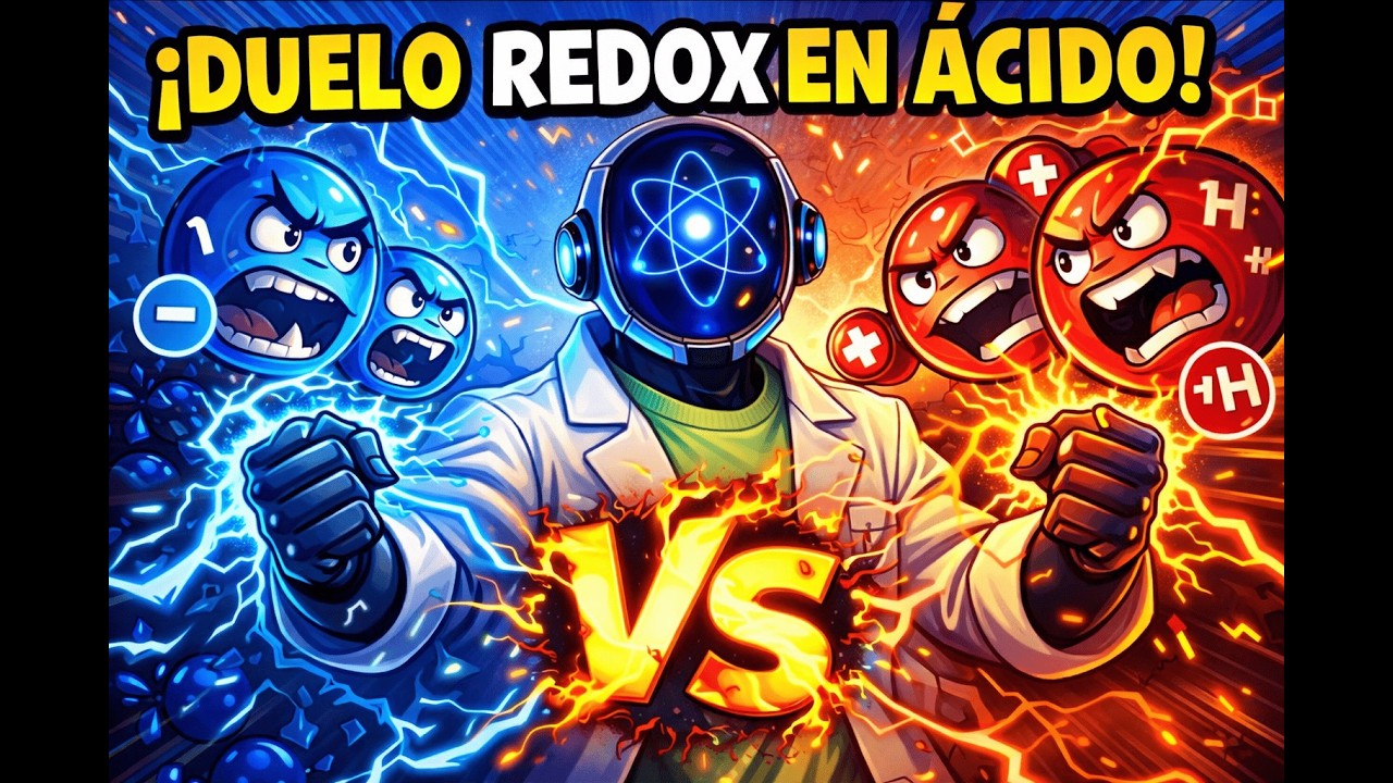 Ajuste de Reacciones Redox en Medio Ácido | Método Ion-Electrón