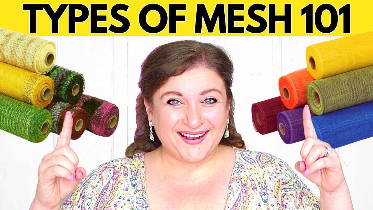 Types of Deco Mesh 101 | Mesh styles | How to use different types of mesh