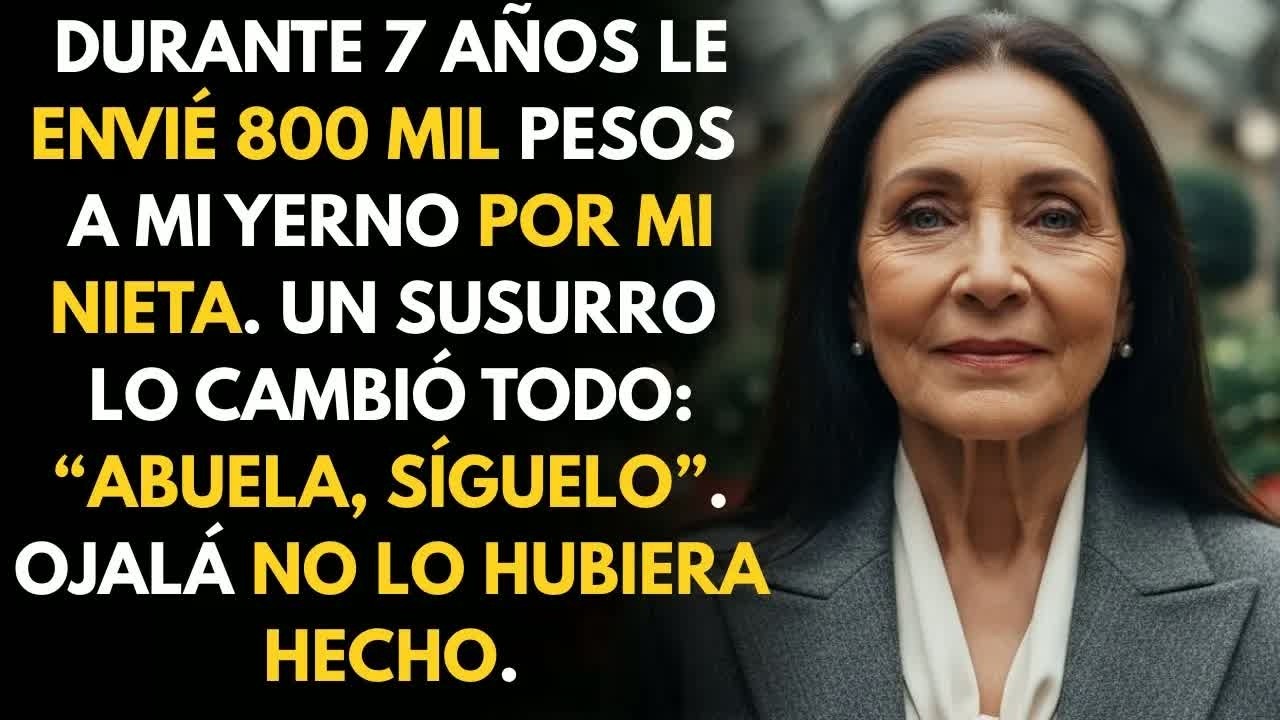 Mi hija murió hace años. Entonces:
