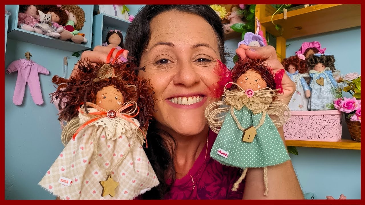 NÃO PERCA A CHANCE GANHAR DINHEIRO NO NATAL | ANJINHO DE RETALHOS FÁCIL e RÁPIDO💖