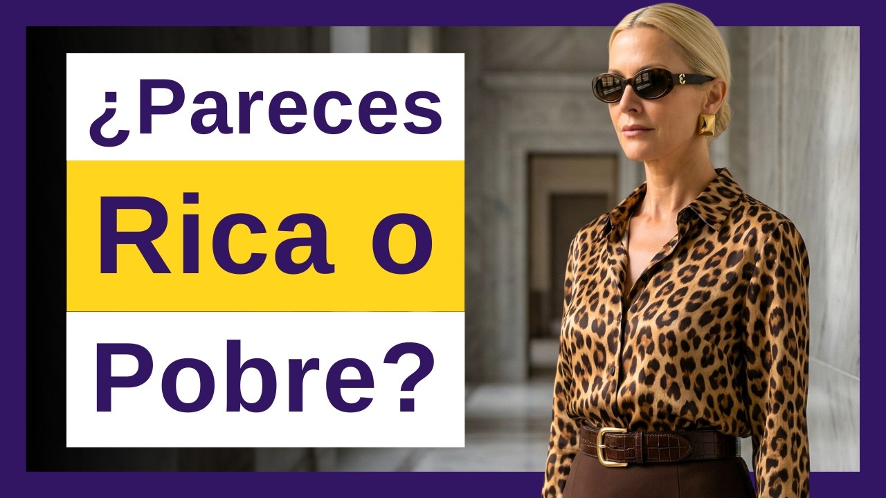 El Código de los 3 Estampados que Revela si Pareces Rica o Pobre