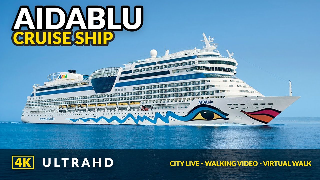 4K AIDAblu full ship tour - AIDA cruise ship