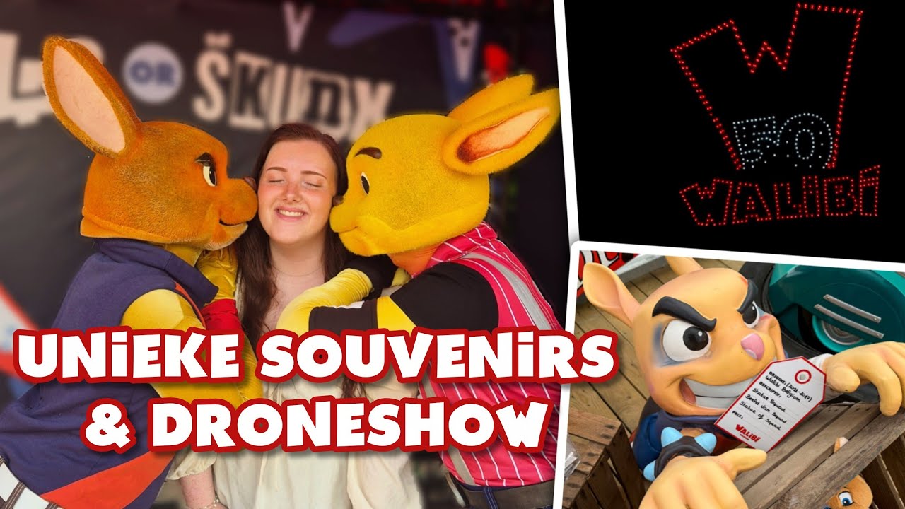 Walibi Belgium [VLOG] €1600,- KWIJT AAN UNIEKE SOUVENIRS, EXCLUSIEVE DRONESHOW & AFSCHEID NEMEN!