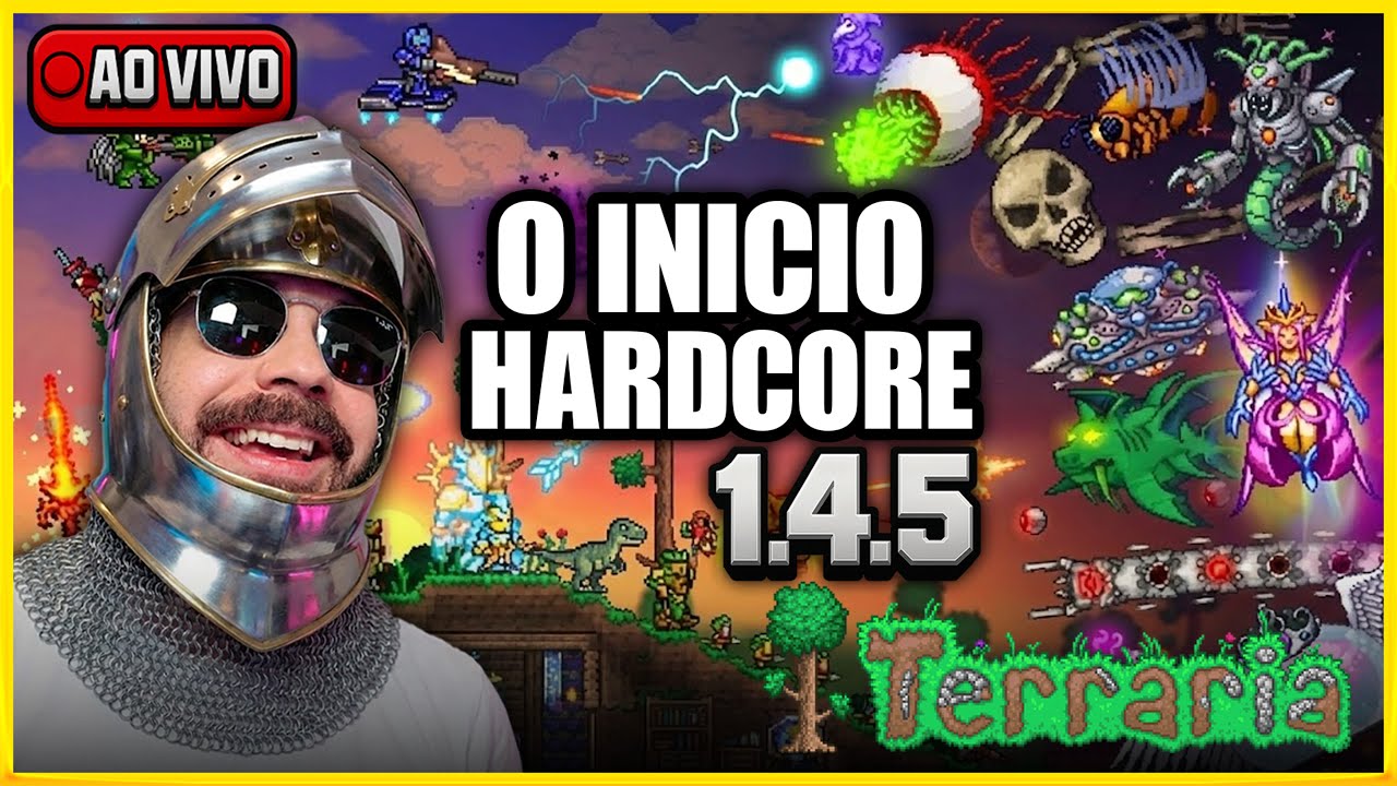 🌟 TERRARIA 1.4.5: A JORNADA DEFINITIVA COMEÇA! Ao Vivo (Master Mode #01)