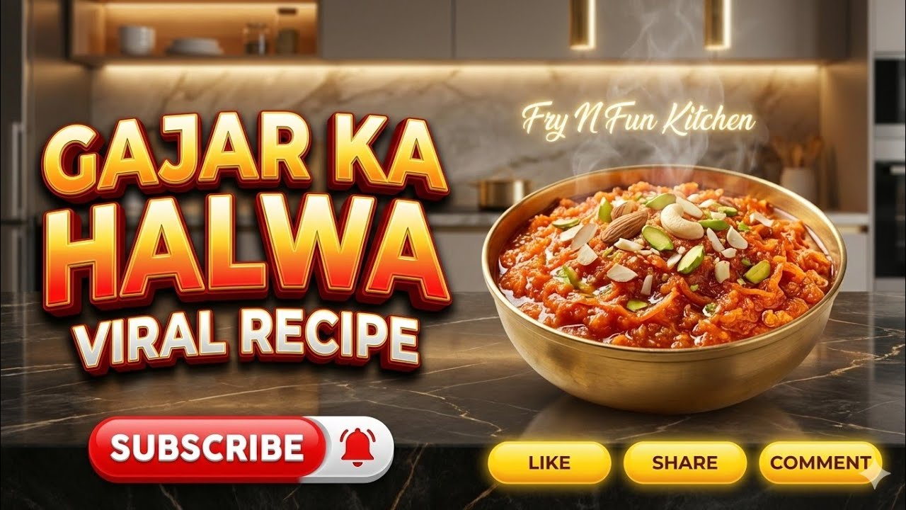 Gajar Ka Halwa Recipe 😍| Winter Special better Than Sweet Shop | गाजर का हलवा बनाने की आसान रेसिपी |
