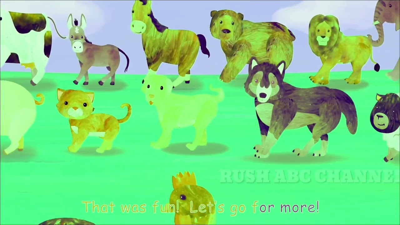 ANIMAL SOUND SONGS Sparta Pitch Effects Sponsored by Gamavision Csupo Effects