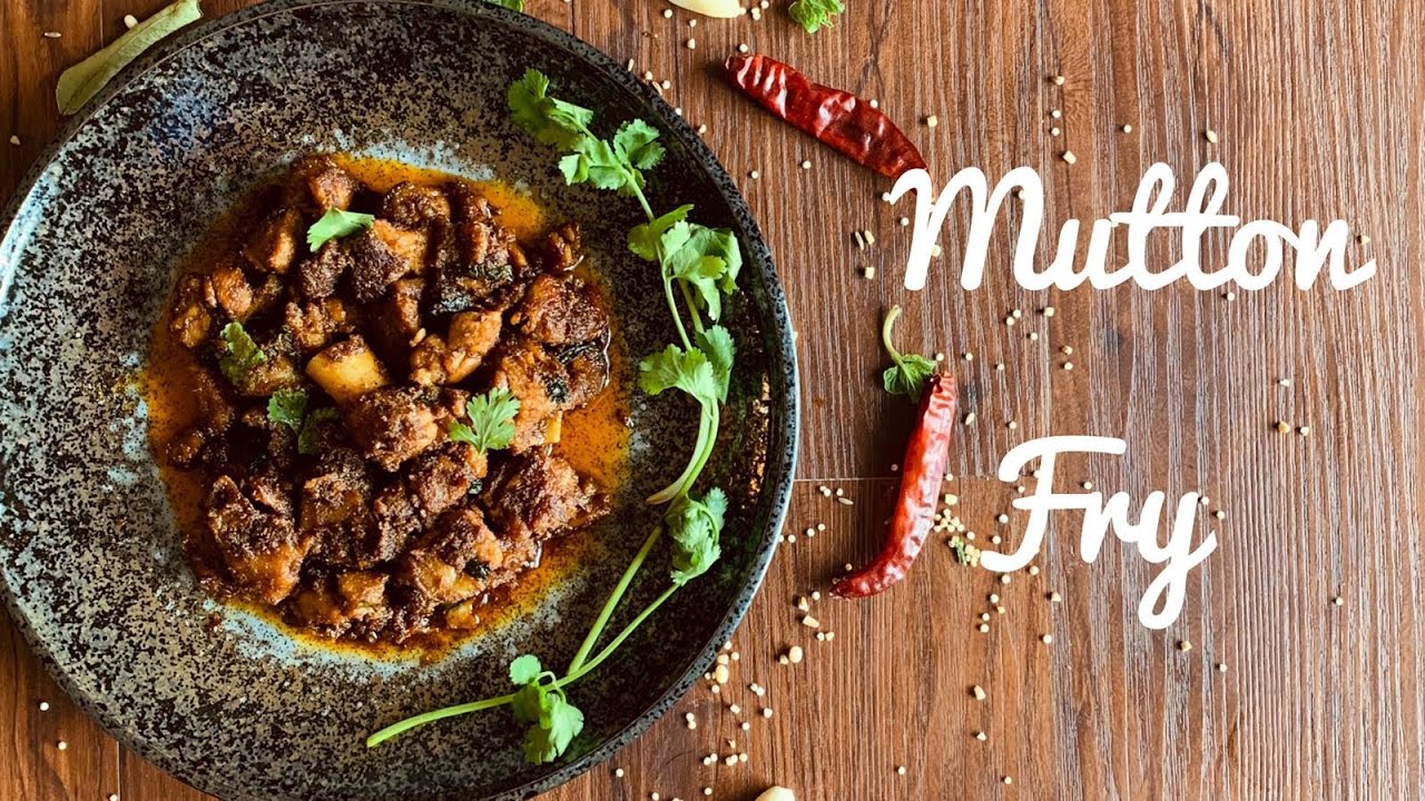 How to Make Easy and Spicy Andhra Mutton Roast | Mutton Fry Recipe | Andhra Style Mutton Fry