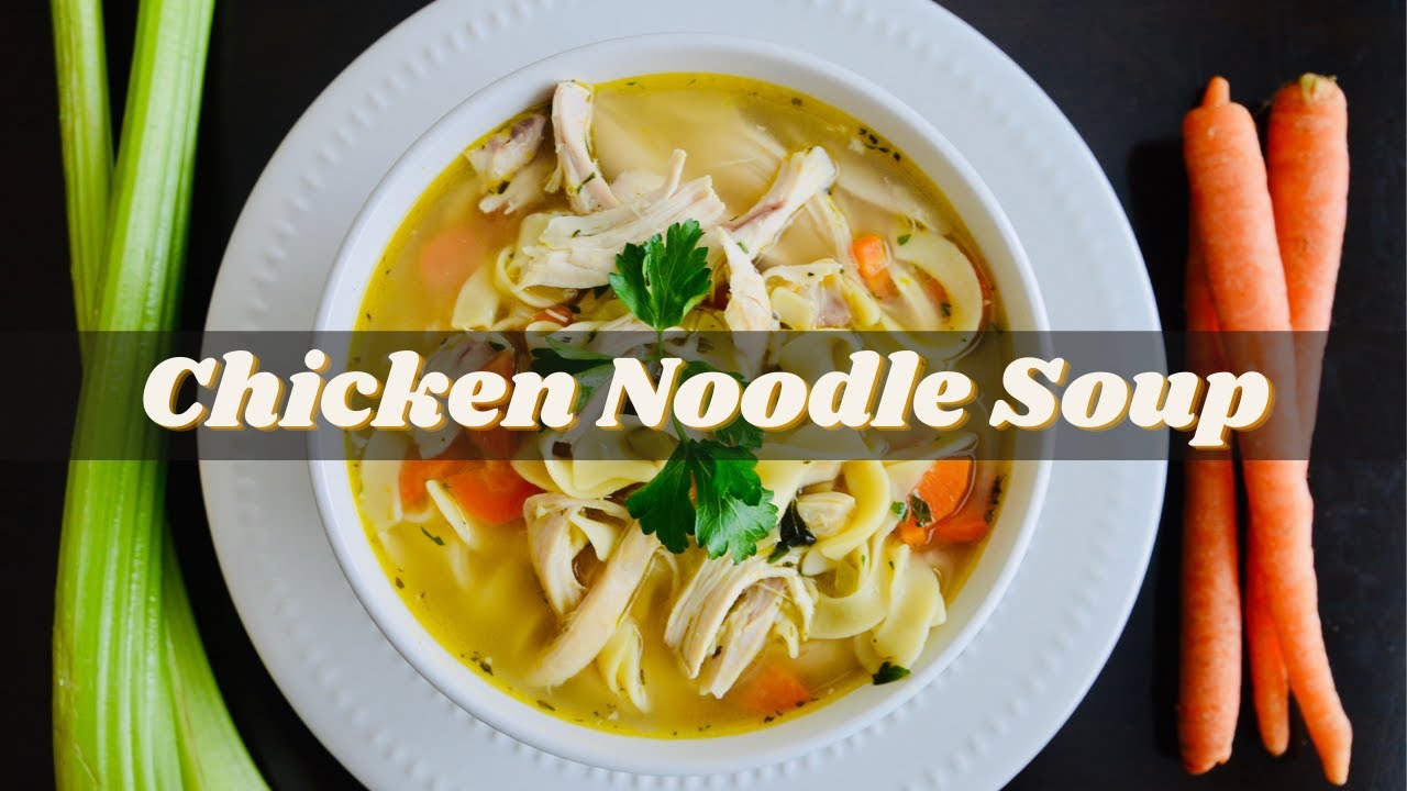 ¡Como Hacer una Rica Sopa the Pollo con Pasta! - Chicken Noodle Soup!