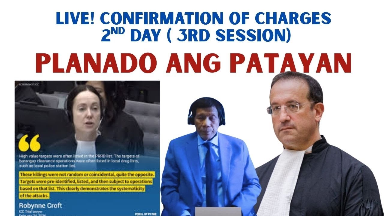 CONFIRMATION OF CHARGES 2ND DAY 3rd SESSION