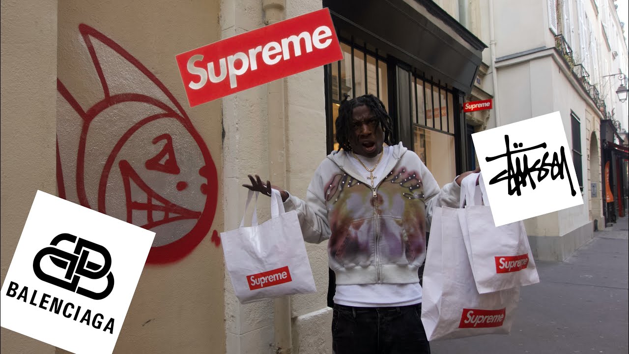 $5,000 PARIS SHOPPING SPREE!! SUPREME, STUSSY, VINTAGE, STREET WEAR  NEW PICK UPS!!!