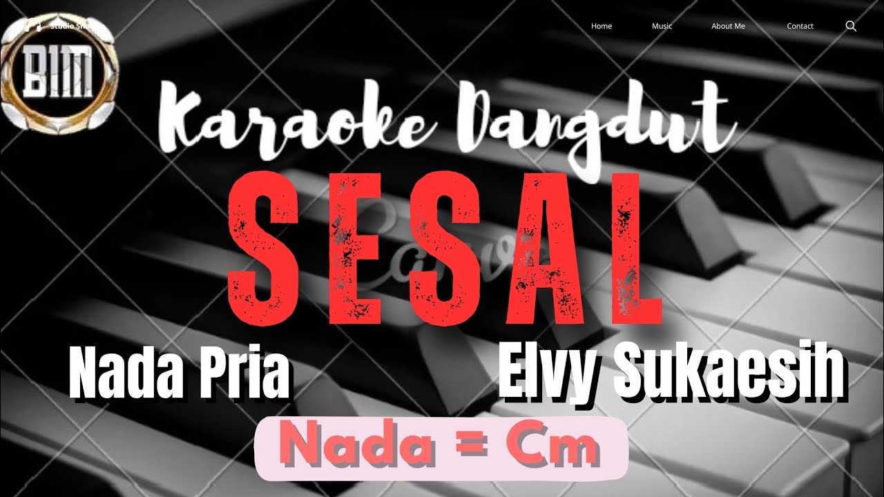 SESAL ( Elvy Sukaesih ) Karaoke Nada Pria