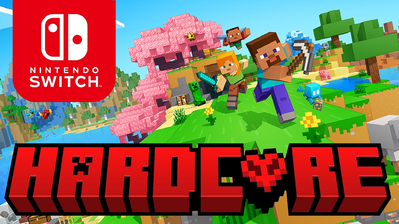 Minecraft Hardcore - FULL GAME Walkthrough - Nintendo Switch 🎮