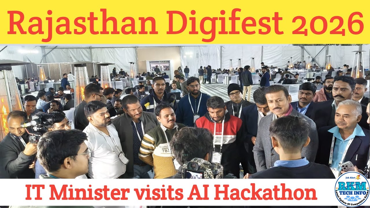 IT Minister visits AI Hackathon | Rajasthan Digifest 2026 | AI Hackathon | TE Global Summit 2026 |