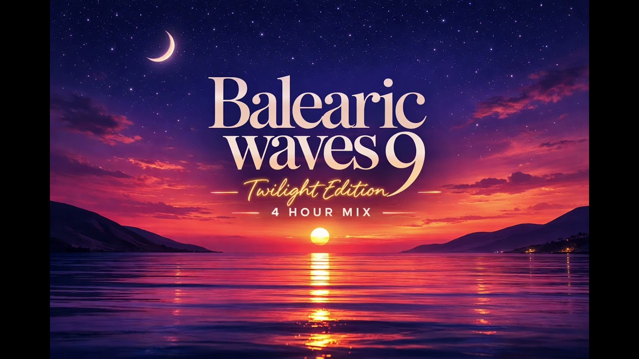 Balearic Waves 9 🌙 Ibiza Twilight Chillout Mix | 4 Hour Balearic Lounge & Sunset Vibes
