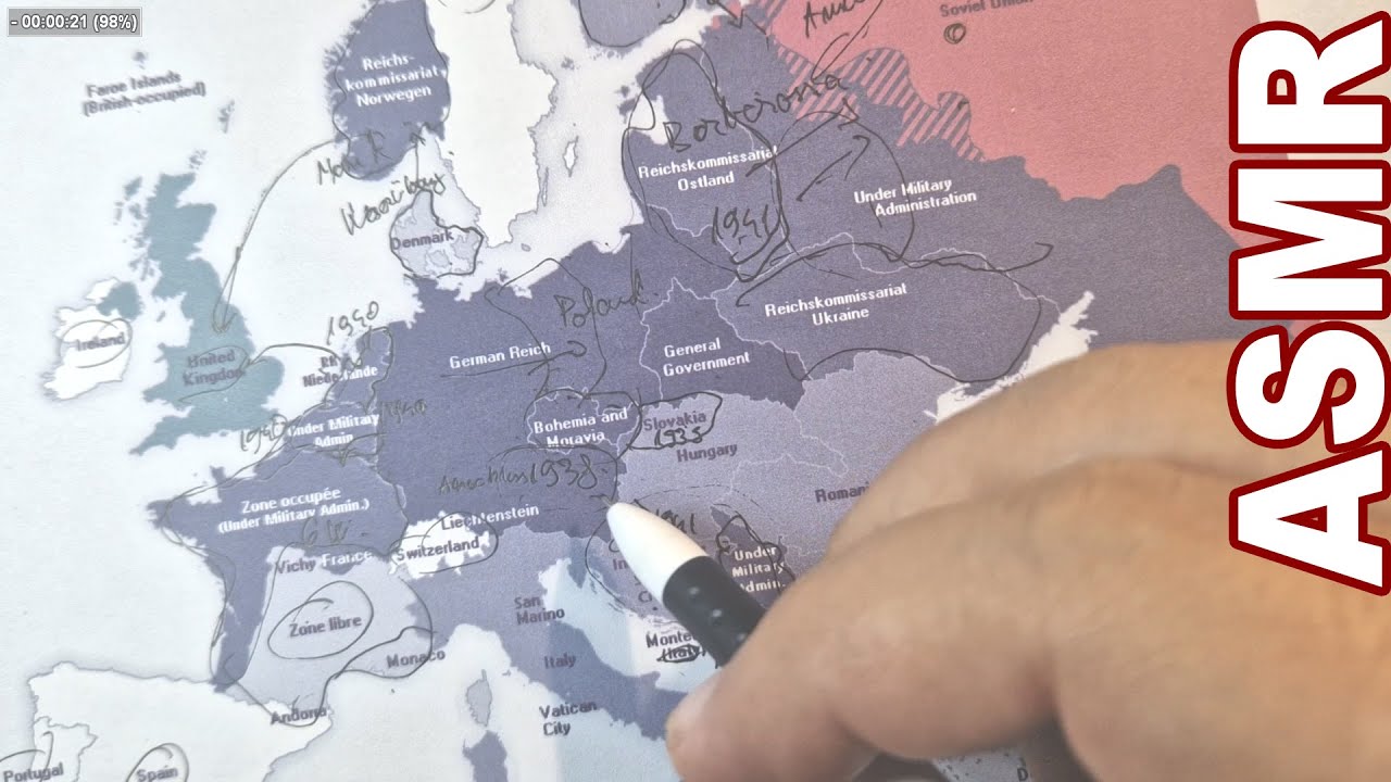 История ASMR: Хронология Второй мировой войны &mdash; как была оккупирована Европа, линия за линией | A...