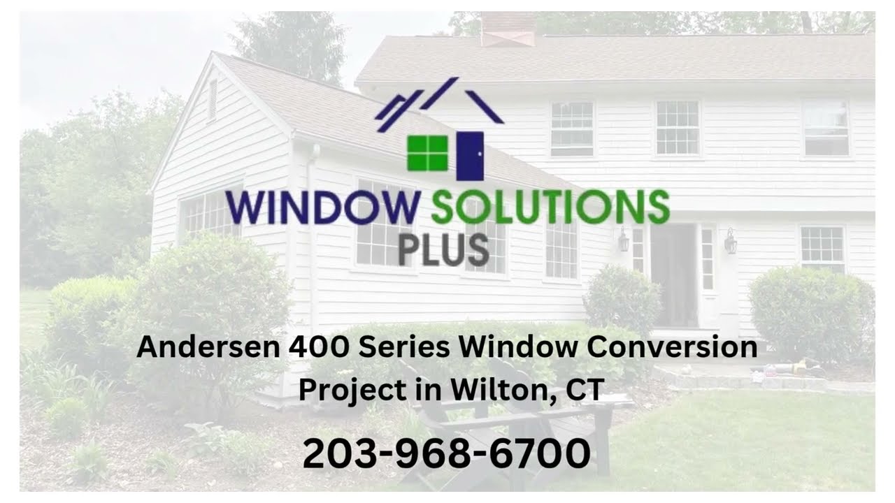 Andersen 400 Series Window Conversion Project in Wilton, CT