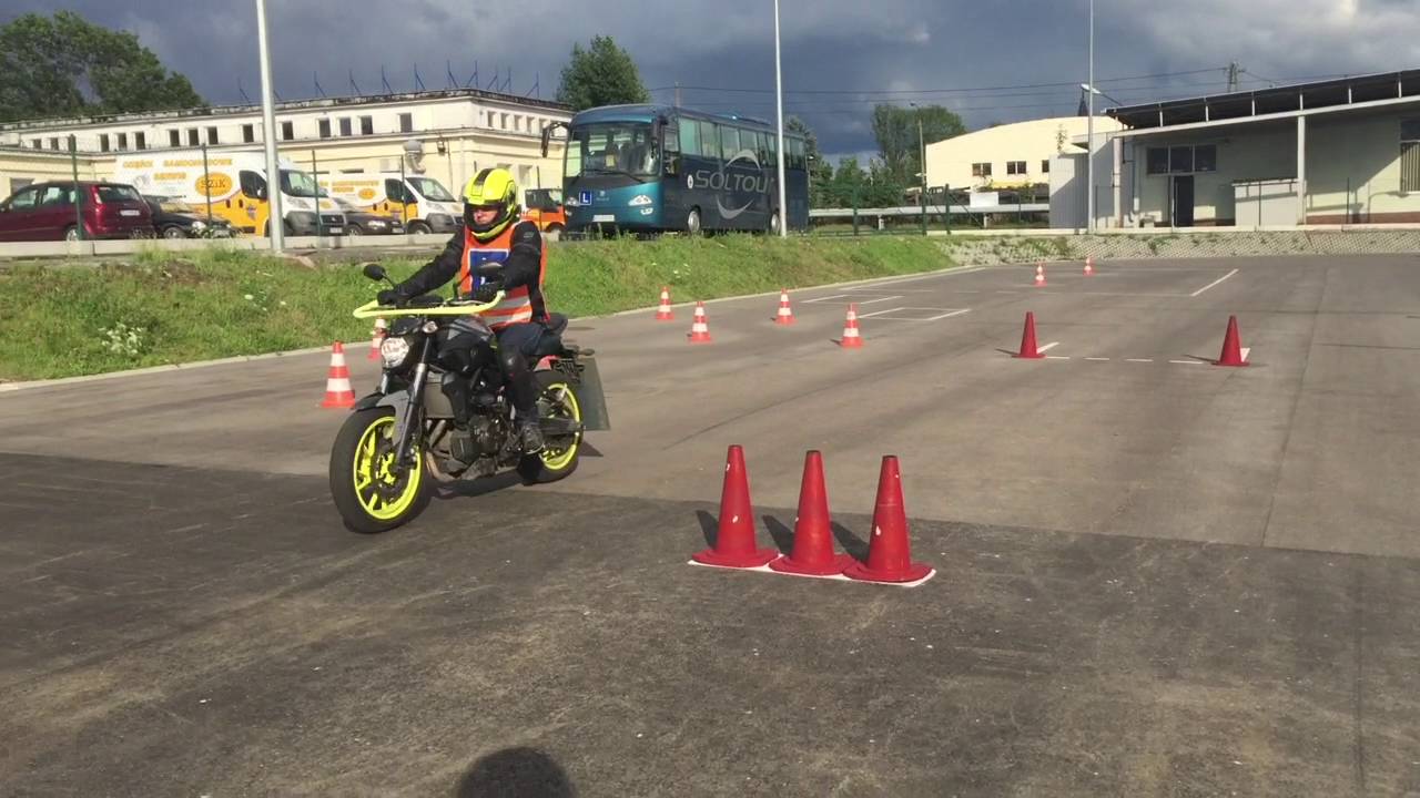 Egzamin kat. A - plac WORD Rzeszów - OSK ABC PRAWO JAZDY - Yamaha MT07 - 2016