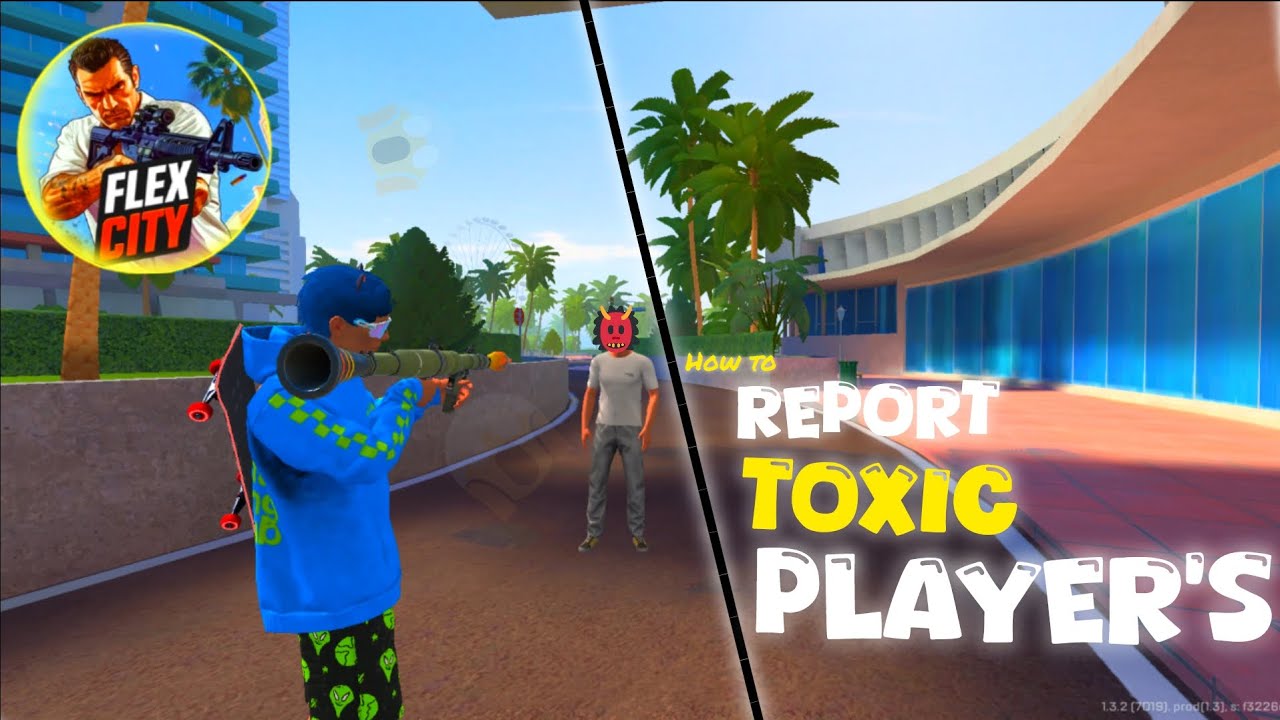 How to report toxic player's in flex city 🤯💫(mute your enemy)