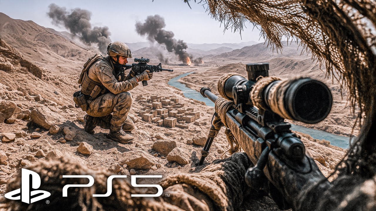FRANCOTIRADOR EN AFGHANISTÁN | Gráficos ULTRA Realistas [4K 60FPS HDR]