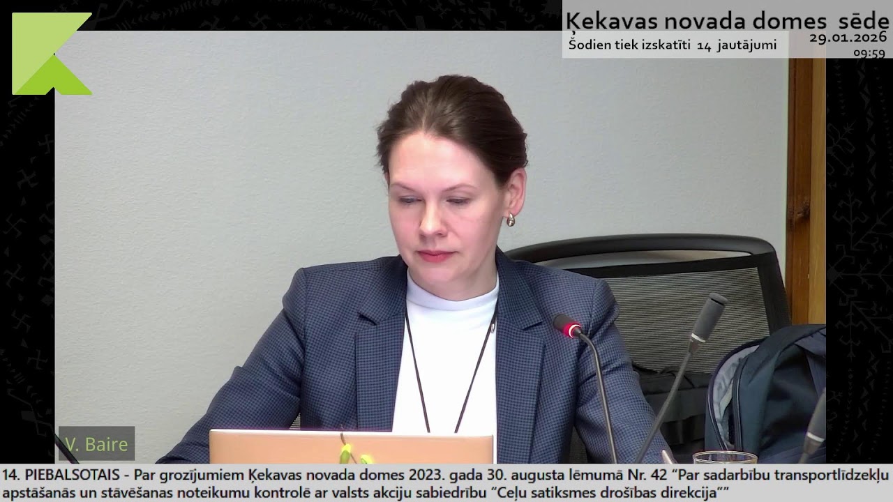 29.01.2026. Ķekavas novada domes sēde