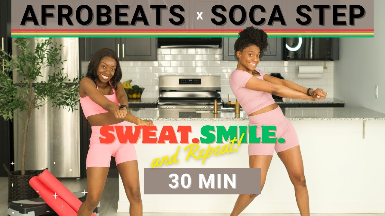 AFRO x SOCA STEP Workout 🔥 | 30 Min High Energy Dance + Step Fitness