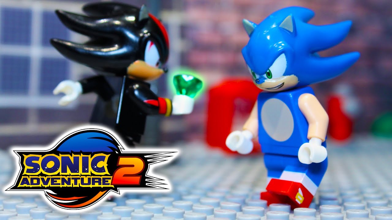 Lego Sonic the Hedgehog vs Shadow [SA2 Stop Motion]