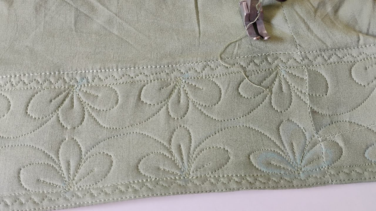 Salwar mohri design / salwar poncha design / mohri design / easy mohri design 