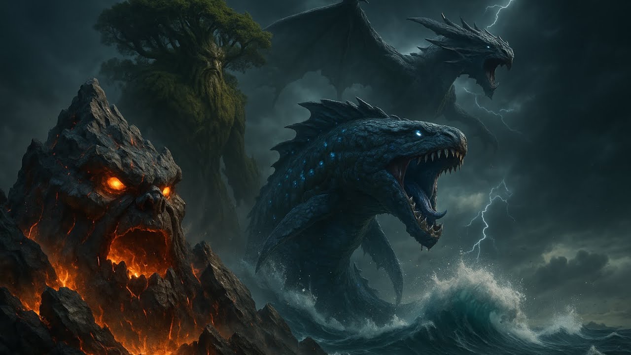 Unleashing The Titans The True Power of 4 Giant Monsters