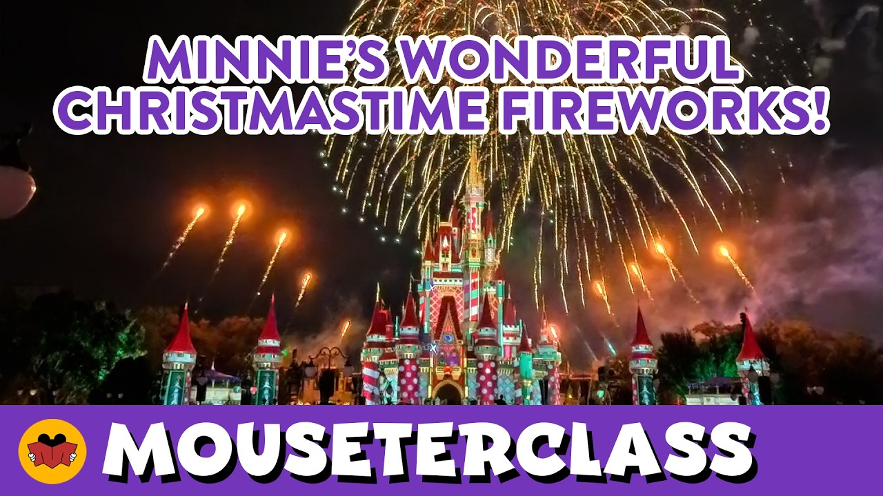 Minnie's Wonderful Christmastime Fireworks FULL SHOW! at Mickey's Very Merry Christmas Party