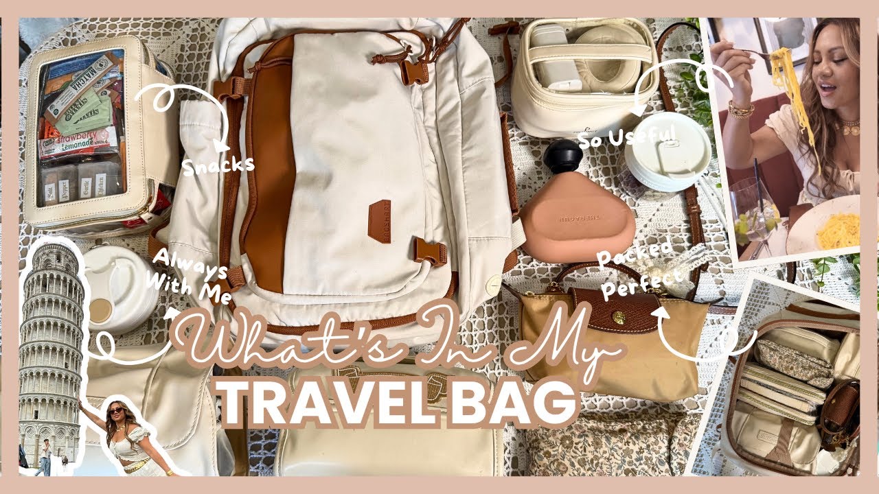 What’s in My Personal Item Bag ✈️ Long Haul Travel Essentials