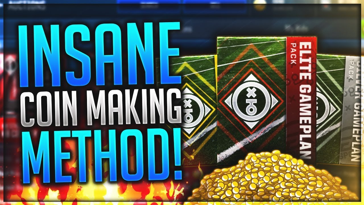 GUARANTEED COIN MAKING METHOD! INSANE TOURNAMENT COIN MAKING METHOD - Madden Mobile 18