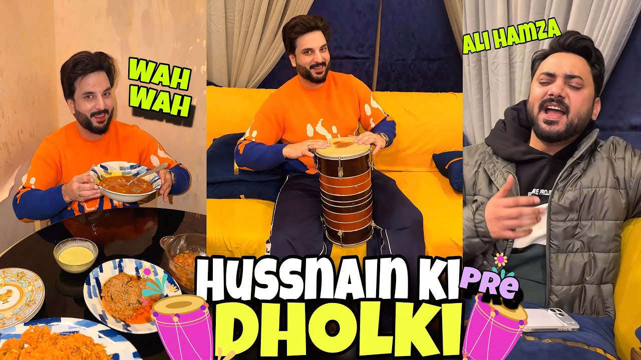 Husnain ki 1st Unofficial Dholki 🥁