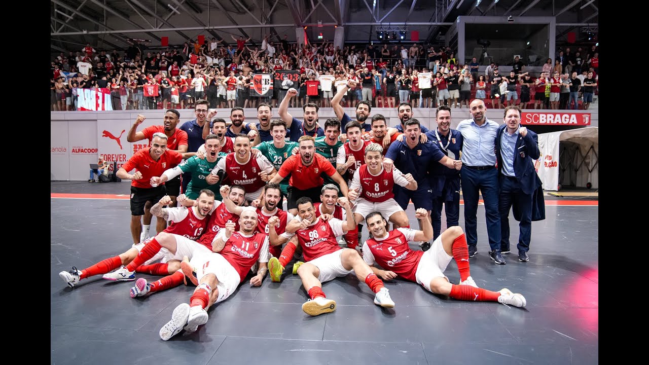MELHORES MOMENTOS JOGO E AMBIENTE SC BRAGA vs SL Benfica (5-1) | Jogo 3 Meias Finais Futsal 23/24
