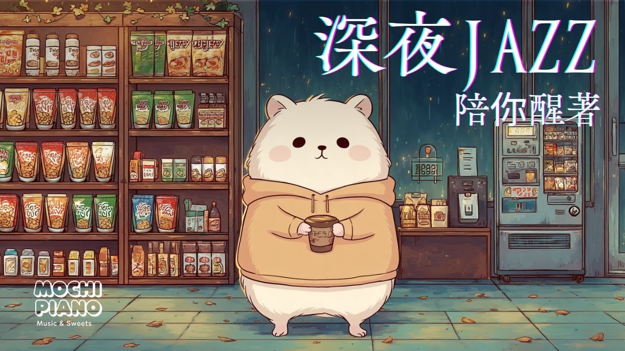 深夜還醒著的人，都在療癒白天的傷 🏪 / 3hr Midnight Jazz Piano 🌙 Late Night Convenience / Study / Work / Night Healing