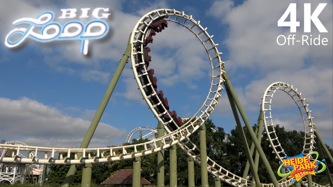 Big Loop - 4K UHD Off-Ride - Heide-Park - Vekoma MK-1200 Double Loop Double Corkscrew - Cinematic