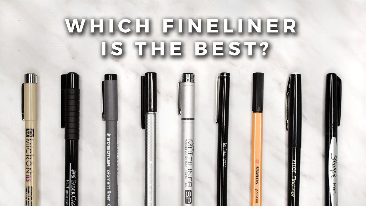 Which Fineliner is the Best?! | STATIONERY SHOWDOWN