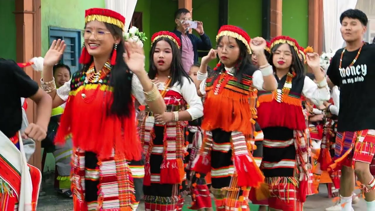 Gaan ngai lam/dance by the community of Sangaiprou Kabui Khul 14 jan 2025