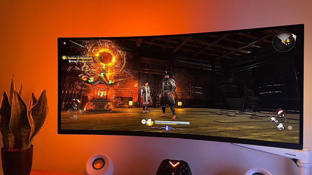 Nioh 3 ultrawide with ambilight is gorgeous 