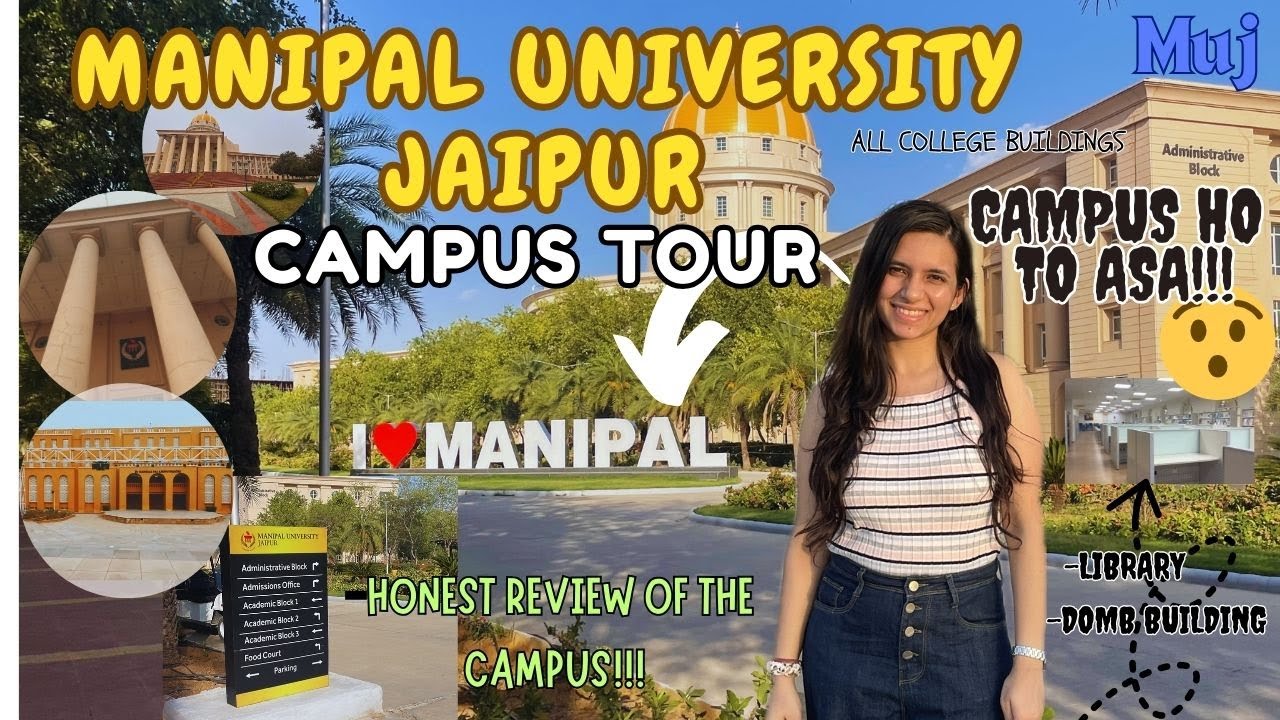 Manipal University Jaipur CAMPUS TOUR  !🎓 COLLEGE  ho to aisa !🤯 Virtual guide for admission in #muj