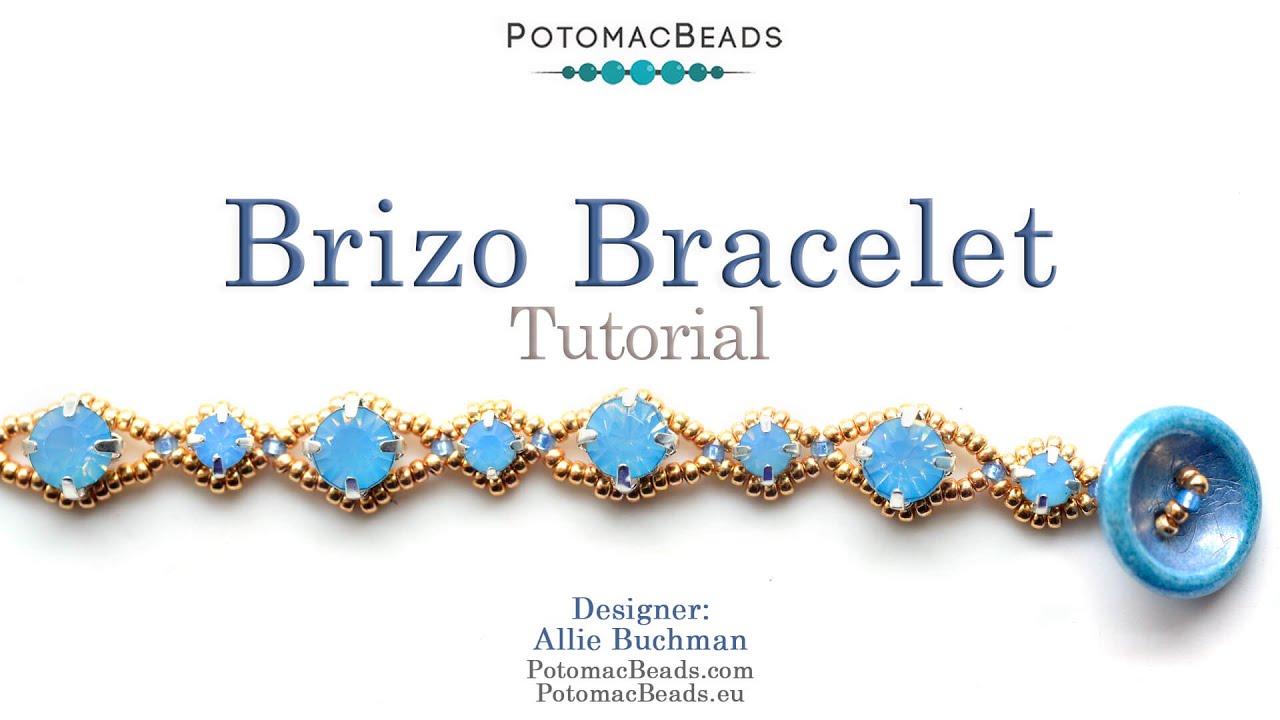 Brizo Bracelet - DIY Jewelry Making Tutorial by PotomacBeads