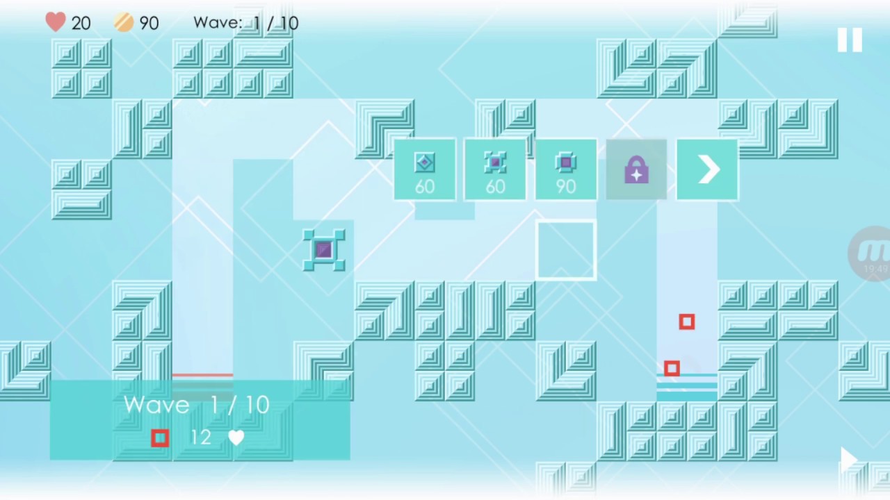 Mini TD 2 from Level 1 to 8 | Mobile tower defense game for Android & IOS