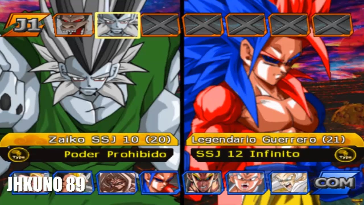 JHKUNO 89 vs MODS MAS CHETADOS 🔥 | ZAIKO SSJ 10 PODER PROHIBIDO vs GOKU SSJ 12 INFINITO | DBZ BT3