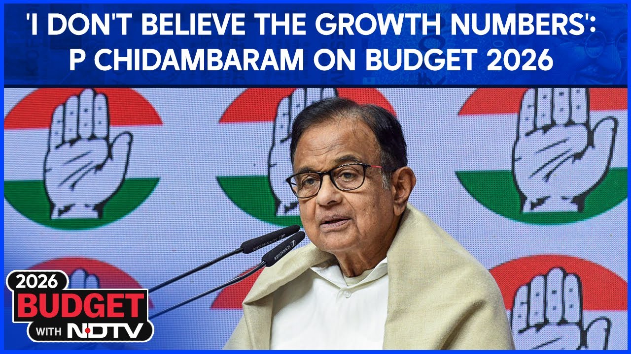Budget 2026 | 'I Don't Believe The Growth Numbers': P Chidambaram On Budget