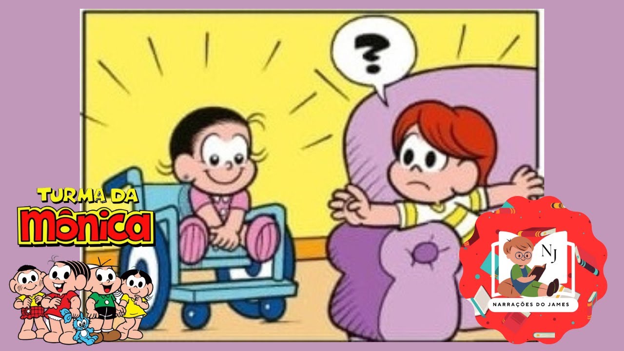 CEBOLINHA , LUCA E MARIA em: devolve minha cadeira | QUADRINHOS DA MÔNICA [ duas historinhas]