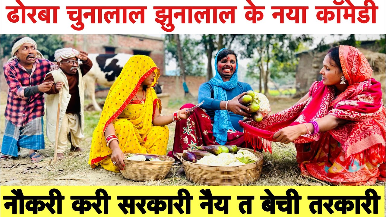 नौकरी करी सरकारी नैय त बेची तरकारी 🤪 chunalal dhorba comedy 2025