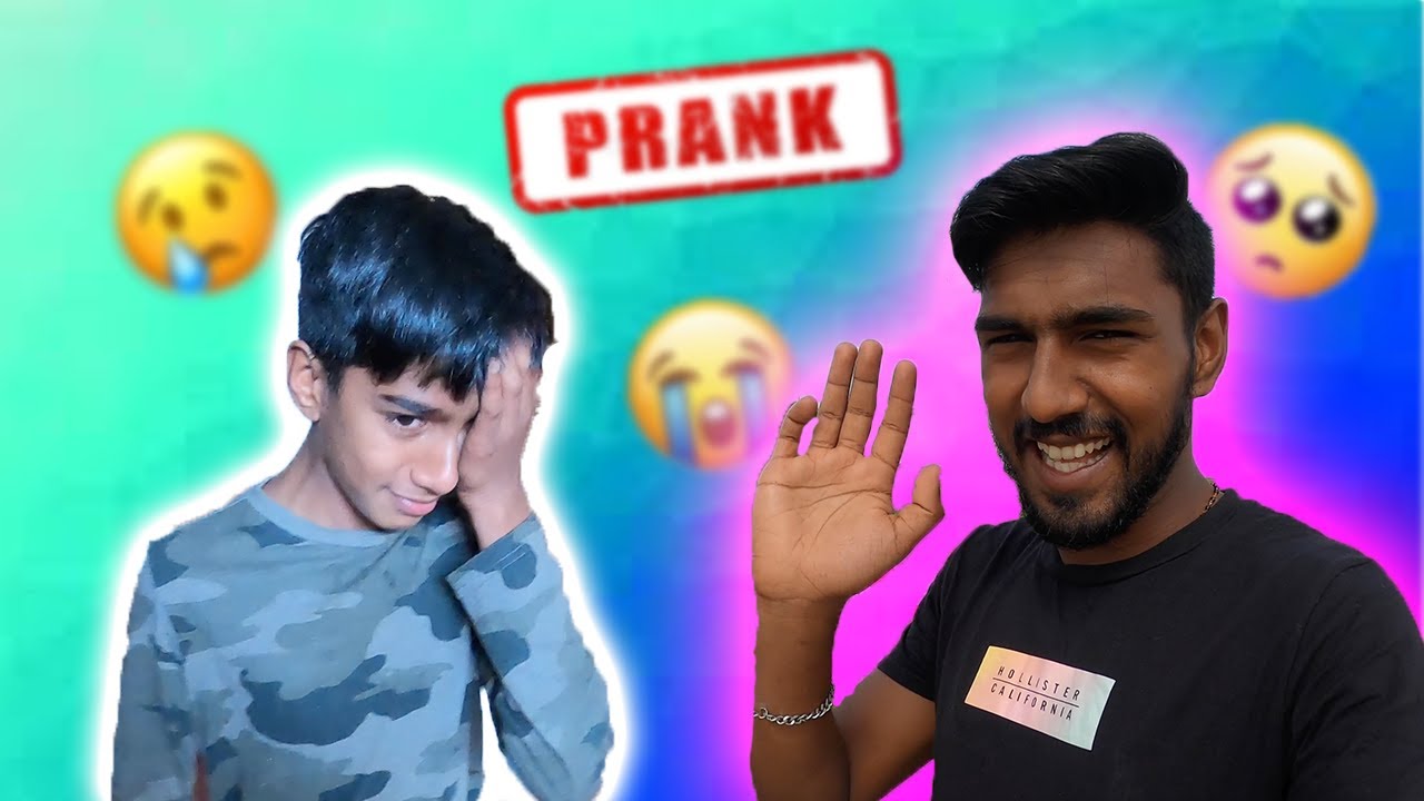 PRANKING MY BROTHER !!! * EMOTIONAL * VibeZon